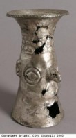 Silver beaker from the Chimu people